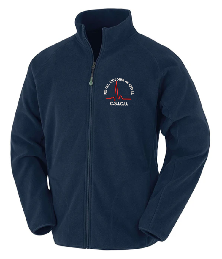 Royal Victoria Hospital Staff Full Zip Micro Fleece