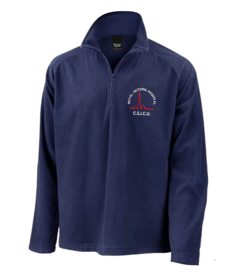 Royal Victoria Hospital Staff 1/4 Zip Micro Fleece