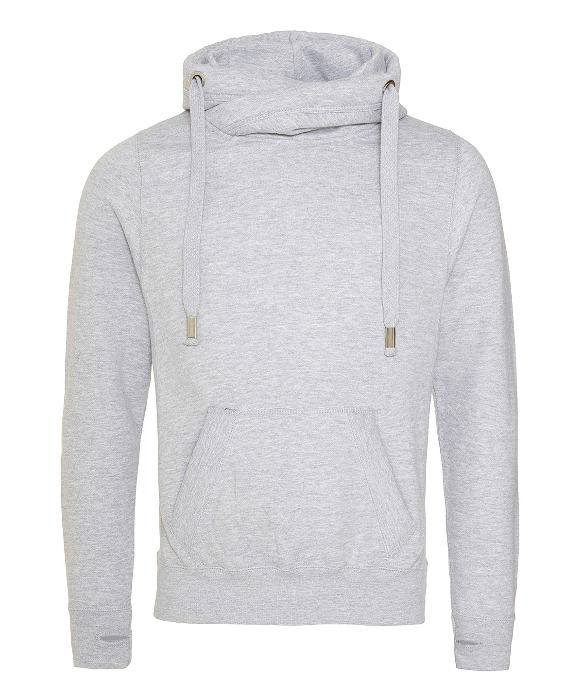 Cross neck hoodie